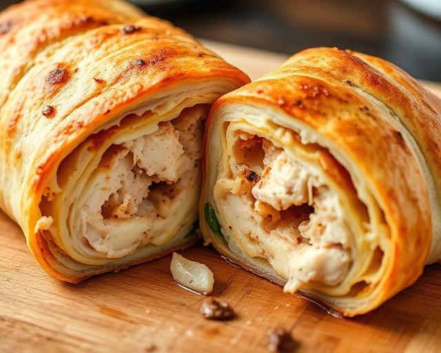 Chicken or Steak Stromboli