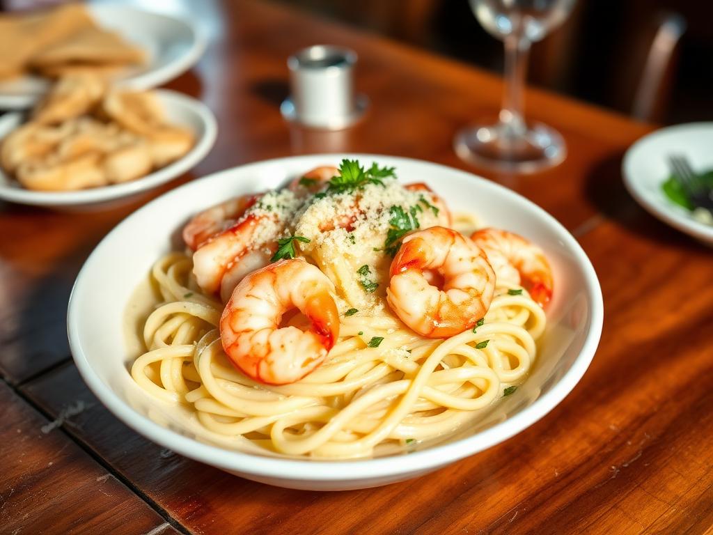 Shrimp Alfredo