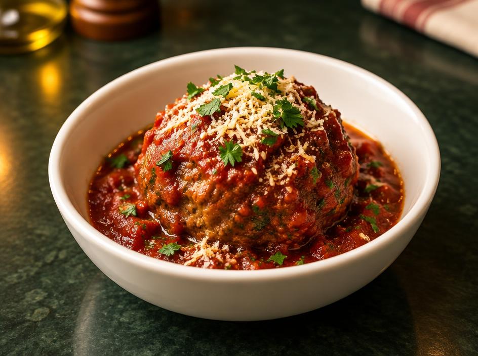Side Meatball with Sauce